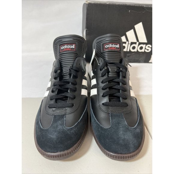 new [034563] Mens Adidas Samba Classic black white  Sz 13 - Picture 4 of 7